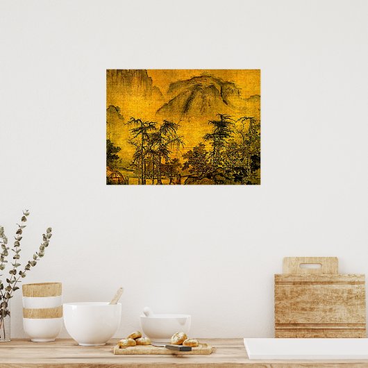 Poster Paysage antique (Cuisine)