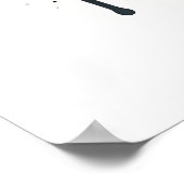 Poster Paysage antique de l'encre chinoise avec cascade (Coin)