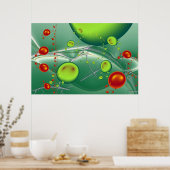 Poster Paysage aquatique. (Cuisine)