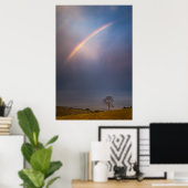 Poster Paysage Arc-En-Ciel Et Arbre (Bureau à domicile)