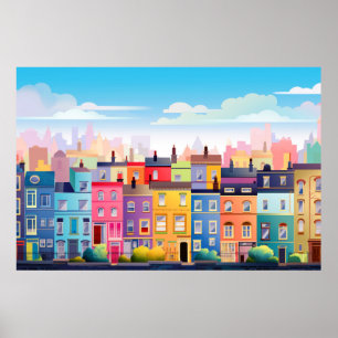 Poster Paysage Architecture Panoramique Paysage Nature