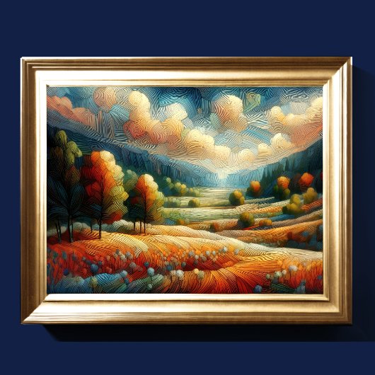 Poster Paysage artistique Abstrait