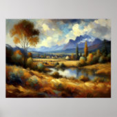 Poster Paysage artistique Abstrait II (Devant)