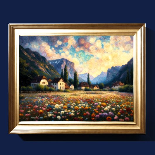 Poster Paysage artistique Abstrait VII