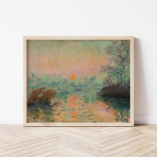 Poster Paysage au coucher du soleil   Tadeusz Makowski