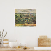 Poster Paysage au Jas-de-Bouffan - Paul Cezanne (Cuisine)