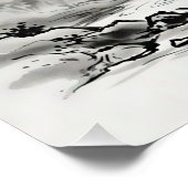 Poster Paysage au lavis de Corée (Coin)