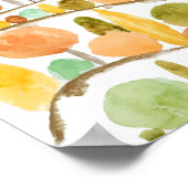 Poster paysage automne aquarelle (Coin)