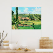 Poster Paysage aux Patis, Pontoise, oeuvres d'art célèbre (Cuisine)