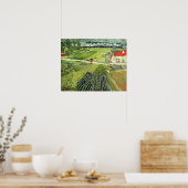Poster Paysage avec Carrosse et Train (Cuisine)