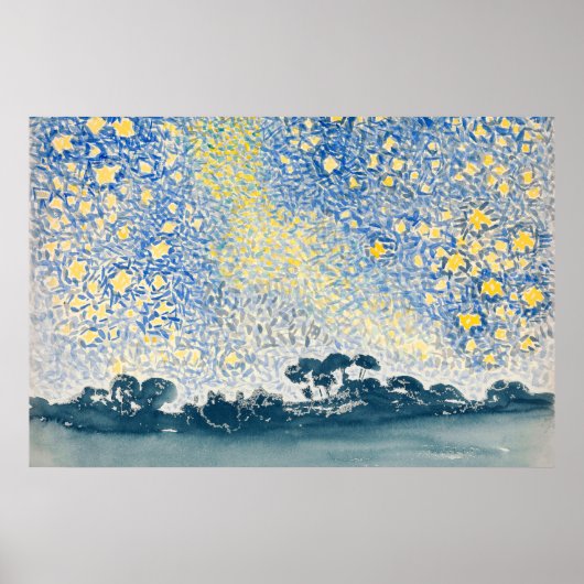 Poster Paysage avec étoiles (1905-1908) (Devant)
