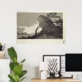 Poster Paysage avec Grandes Roches (Bureau à domicile)