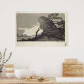 Poster Paysage avec Grandes Roches (Cuisine)