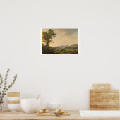 Poster Paysage avec Haymakers et vue lointaine d'un G (Cuisine)