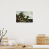 Poster Paysage avec hutte, 1646 (Cuisine)