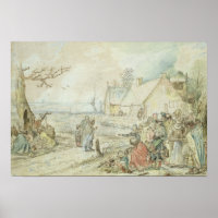 Paysage avec les Gitans Fortune-Tellers