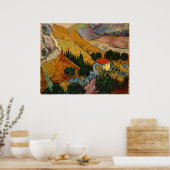 Poster Paysage avec Maison et Plowman (Cuisine)