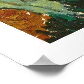 Poster Paysage avec Maison et Plowman Vincent VanGogh (Coin)