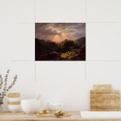 Poster Paysage avec mouton (Cuisine)