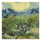 Poster Paysage avec Olive Vincent Willem van Gogh Post (Devant)