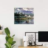 Poster Paysage avec orage (Bureau à domicile)