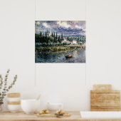 Poster Paysage avec orage (Cuisine)