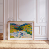 Poster Paysage avec rivière | Curt Herrmann