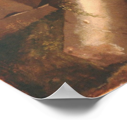 Poster Paysage avec Saint John sur Patmos Nicolas Pouss (Coin)