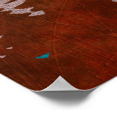 Poster Paysage Blue Rainbow (Coin)