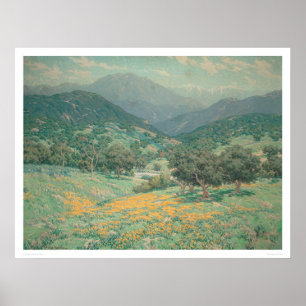 Poster Paysage californien avec Pavois (1213)