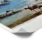Poster Paysage californien : Seal rocks-Point Lobos (Coin)