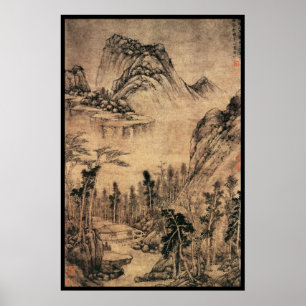 Poster Paysage chinois (ix)