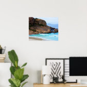 Poster Paysage côtier (Bureau à domicile)
