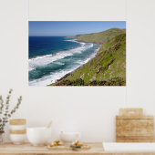 Poster Paysage côtier Coffee Bay (Cuisine)