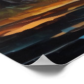 Poster Paysage couleur vive Fauvisme Impressionniste 3:2 (Coin)