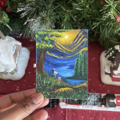 Poster Paysage Couleurs vives Coucher du soleil Lecture A