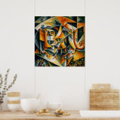 Poster paysage cubisme 2 (Cuisine)