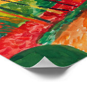 Poster Paysage Cubiste | Fritz Schaefler (Coin)