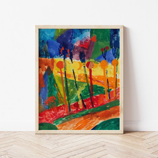 Poster Paysage Cubiste | Fritz Schaefler