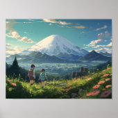 Poster Paysage d'Anime (Devant)