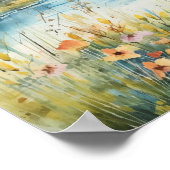 Poster Paysage d'aquarelle III (Coin)