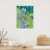 Poster Paysage d'aquarelle violette Fleur sauvage (Cuisine)