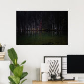 Poster Paysage d'arbres au lac (Bureau à domicile)