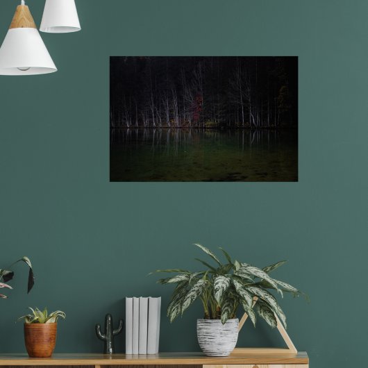 Poster Paysage d'arbres au lac (Salon 1)