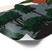 Poster Paysage d'arbres fruitiers (Coin)
