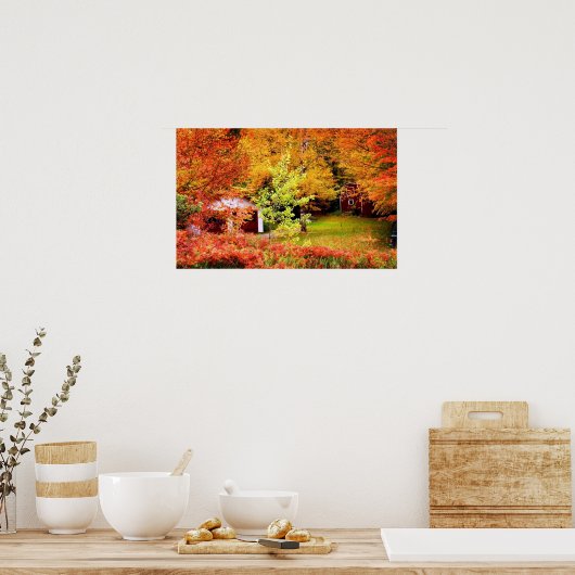 Poster Paysage d'automne (Cuisine)