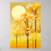 Poster Paysage d'automne (Devant)