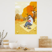 Poster Paysage d'automne (Cuisine)
