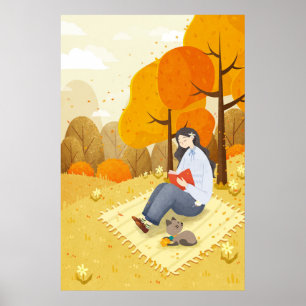 Poster Paysage d'automne
