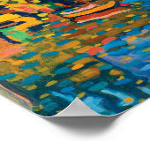 Poster Paysage d'automne avec bateaux de Wassily Kandinsk (Coin)